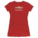 Chevy Juniors Shirt Bow Tie Red T-Shirt