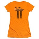 Chevy Juniors Shirt Camaro Stripes Orange T-Shirt
