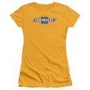 Chevy Juniors Shirt Vintage Bow Tie Gold T-Shirt