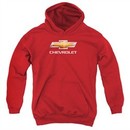 Chevy Kids Hoodie Bow Tie Red Youth Hoody