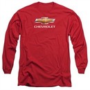 Chevy Long Sleeve Shirt Bow Tie Red Tee T-Shirt