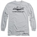 Chevy Long Sleeve Shirt Bow Tie Silver Tee T-Shirt