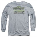 Chevy Long Sleeve Shirt Vega Car Of The Year 71 Athletic Heather Tee T-Shirt