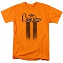 Chevy Shirt Camaro Stripes Orange T-Shirt