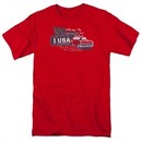 Chevy Shirt See The USA Chevrolet Red T-Shirt