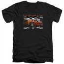 Chevy Slim Fit V-Neck Shirt ZO6 checkered Black T-Shirt