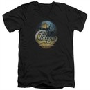 Chicago Shirt Slim Fit V-Neck Live Black T-Shirt