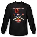 Child's Play 2 T-shirt Movie Chucky's Back Black Long Sleeve Tee Shirt