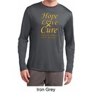 Childhood Cancer Awareness Hope Love Cure Dry Wicking Long Sleeve