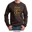 Childhood Cancer Awareness Hope Love Cure Sweatshirt