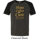 Childhood Cancer Awareness Hope Love Cure Tri Blend T-shirt