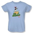 Chilly Willy Ladies T-shirt TV Show Ice Breaker Light Blue Tee Shirt