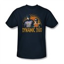 Classic Batman Shirt Dynamic Duo Navy T-Shirt