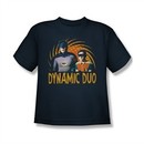 Classic Batman Shirt Kids Dynamic Duo Navy T-Shirt