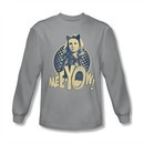 Classic Batman Shirt Meeyow Long Sleeve Silver Sweatshirt
