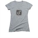 Concord Music Group Shirt Juniors V Neck Symbol Athletic Heather T-Shirt