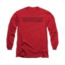 Concord Music Group Shirt Riverside Long Sleeve Red Tee T-Shirt