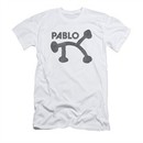 Concord Music Group Shirt Slim Fit Retro Pablo White T-Shirt