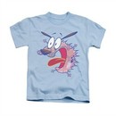 Courage The Cowardly Dog Shirt Kids Evil Inside Light Blue Youth Tee T-Shirt