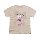 Courage The Cowardly Dog Shirt Kids Monsters Cream Youth Tee T-Shirt