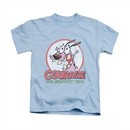 Courage The Cowardly Dog Shirt Kids Vintage Courage Light Blue Youth Tee T-Shirt