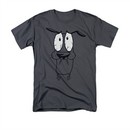 Courage The Cowardly Dog Shirt Scared Adult Charcoal Tee T-Shirt