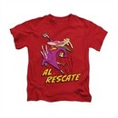 Cow & Chicken Shirt Kids Al Rescate Red Youth Tee T-Shirt