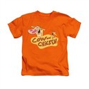 Cow & Chicken Shirt Kids Logo Orange Youth Tee T-Shirt