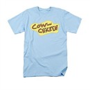 Cow & Chicken Shirt Logo Adult Light Blue Tee T-Shirt