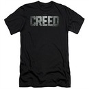 Creed Slim Fit Shirt Logo Black T-Shirt