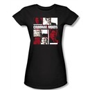 Criminal Minds Juniors T-shirt Character Boxes Black Tee Shirt