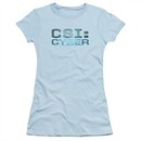 CSI Cyber Shirt Juniors Logo Light Blue T-Shirt