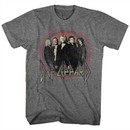 Def Leppard Shirt Band Members Dark Heather Grey T-Shirt