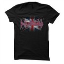 Def Leppard Shirt Juniors British Black T-Shirt
