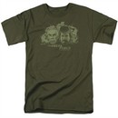 Delta Force Shirt Explosion Military Green T-Shirt