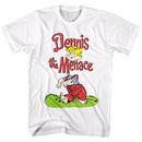 Dennis The Menice Shirt Floating Head White T-Shirt
