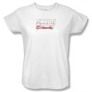 Dexter Ladies Shirt Plastic Prediction White T-Shirt Tee