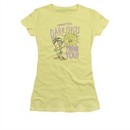 Dexter's Laboratory Shirt Juniors Dark Forces Banana Tee T-Shirt