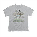 Dexter's Laboratory Shirt Kids Vintage Cast Silver Youth Tee T-Shirt