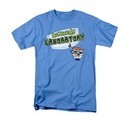 Dexter's Laboratory Shirt Logo Adult Carolina Blue Tee T-Shirt