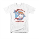 Dexter's Laboratory Shirt Quickly Adult White Tee T-Shirt