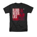 Dexter Shirt Blood Never Lies Black T-Shirt