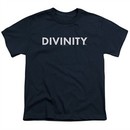 Divinity Kids Shirt Logo Navy T-Shirt