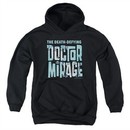 Doctor Mirage Kids Hoodie Character Logo Black Youth Hoody