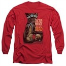 Doctor Mirage Long Sleeve Shirt Talks To The Dead Red Tee T-Shirt