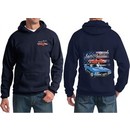 Dodge American Muscle Blue and Red (Front & Back) Hoodie