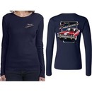 Dodge Plymouth Roadrunner (Front & Back) Ladies Long Sleeve