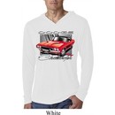 Dodge Shirt Red Challenger White Lightweight Hoodie Tee T-Shirt
