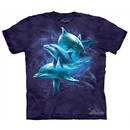 Dolphin Kids Shirt Tie Dye Collage T-shirt Tee Youth