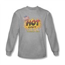 Double Bubble Shirt Hot Chew Long Sleeve Athletic Heather Tee T-Shirt